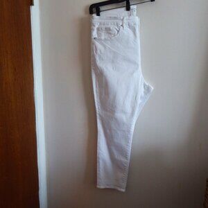Good American White Good Legs Cropped Jeans Plus Size 24